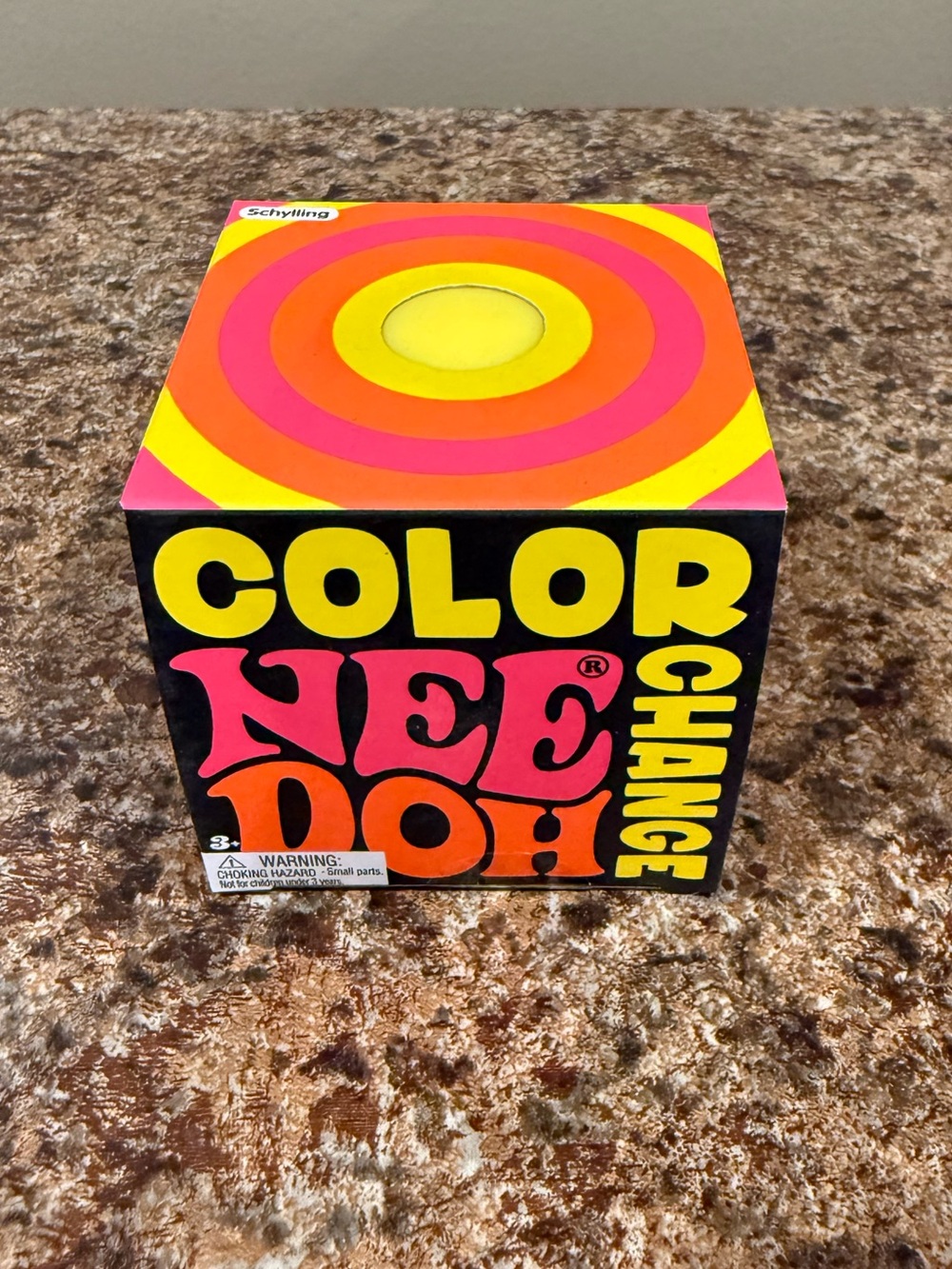 NeeDoh Color Change-Neon Yellow Pink Orange